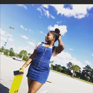 H&M Demin skirt overalls